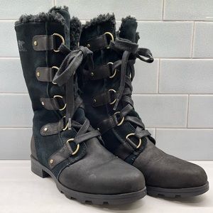 Sorel Emelie Lace Up Boots Size 7